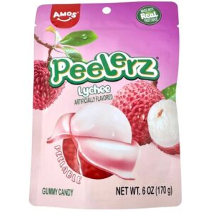 Amos Peelerz Lychee Peg Bag 6oz 12ct